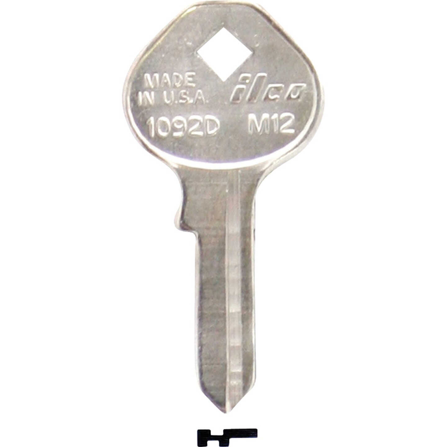 ILCO Master Nickel Plated Padlock Key M12 / 1092D (10-Pack) Image 1