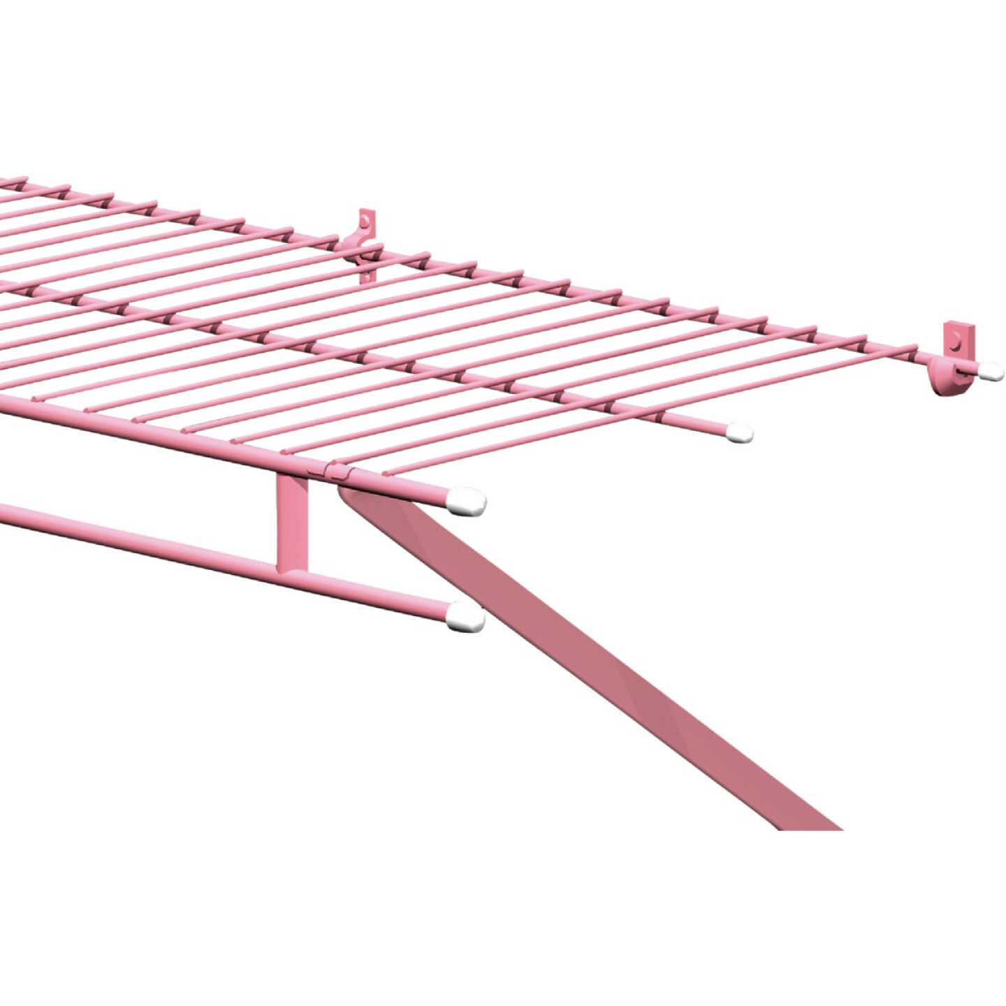 Closetmaid White Wire Shelving End Cap (14-Count) Image 1