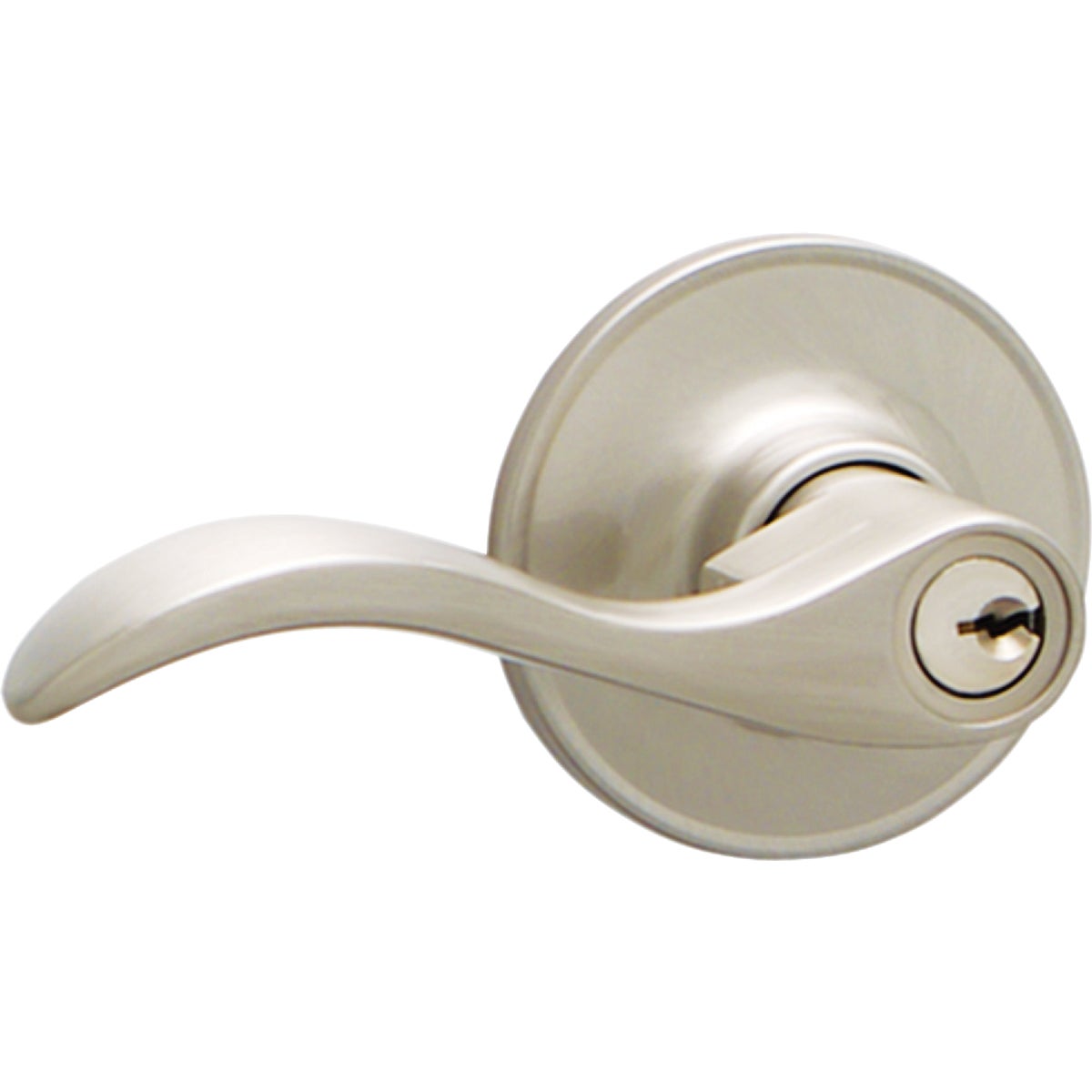 Schlage Dexter Satin Nickel Seville Entry Door Lever  Image 1