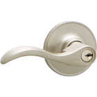 Schlage Dexter Satin Nickel Seville Entry Door Lever Image 1