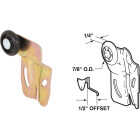 Prime-Line 1/2 In. Offset Adjustable 2-1/4 In. H. Single Wheel Back Bypass Door Roller (2-Count) Image 1