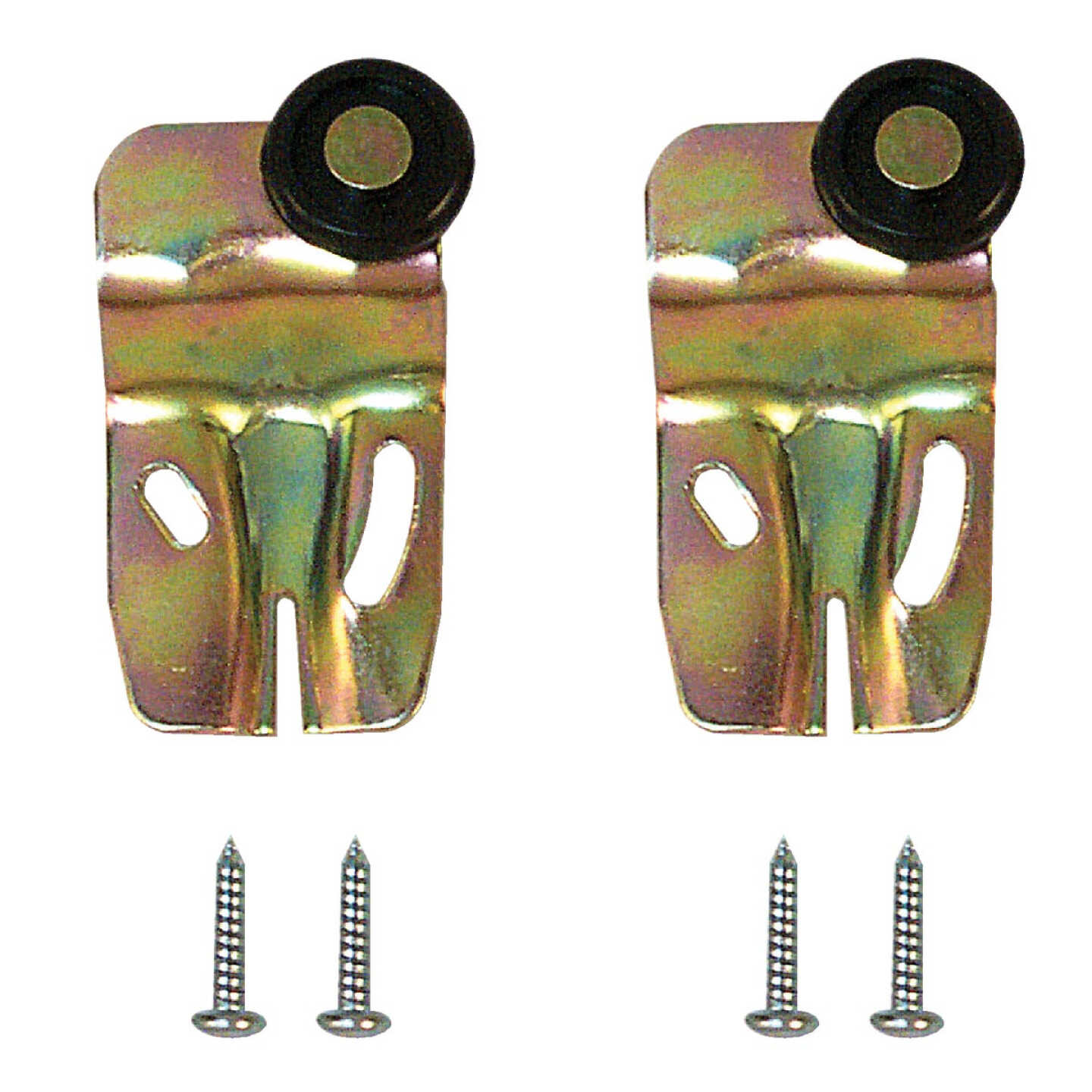 Prime-Line 1/2 In. Offset Adjustable 2-1/4 In. H. Single Wheel Back Bypass Door Roller (2-Count) Image 3