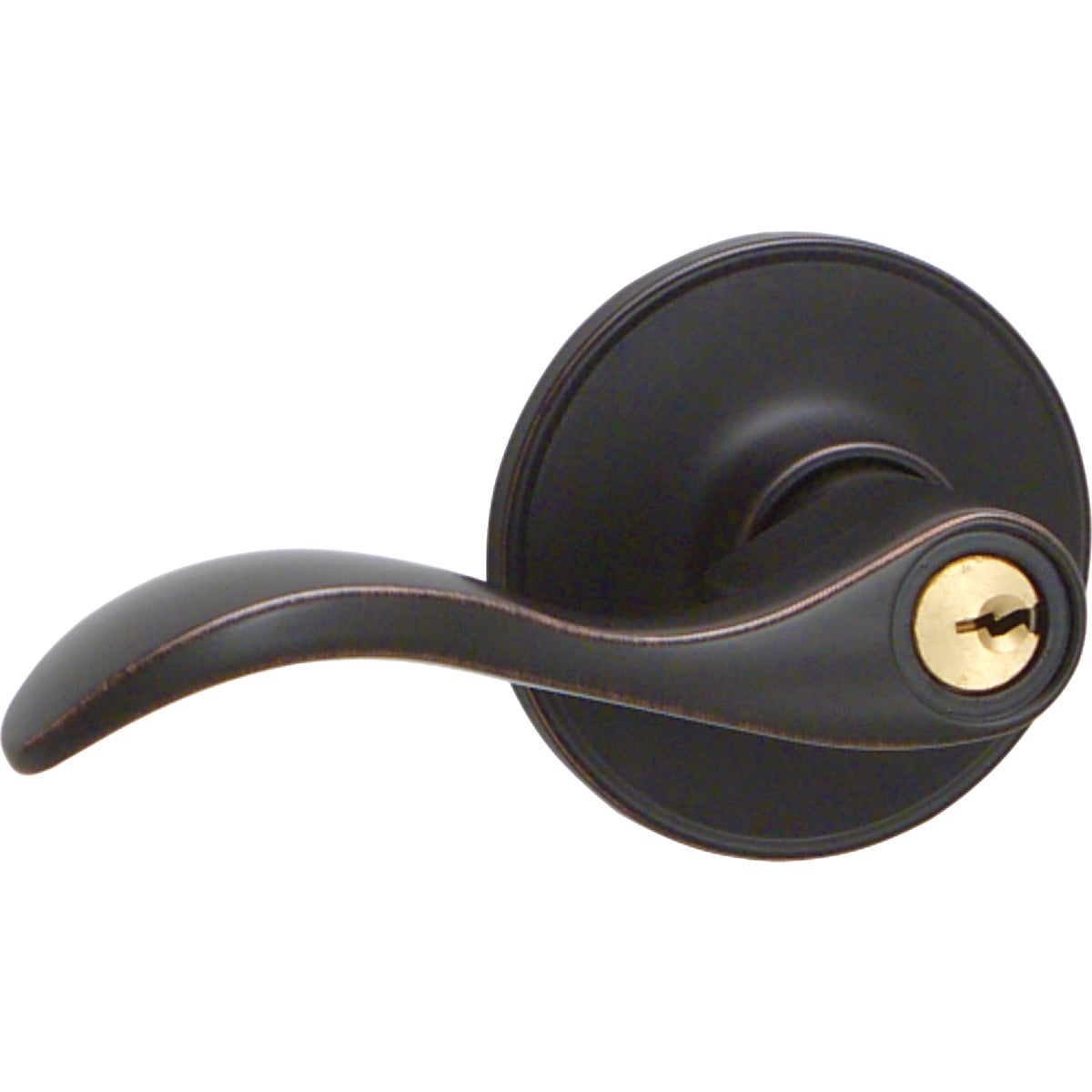 Dexter Seville Aged Bronze Entry Door Lever Image 1
