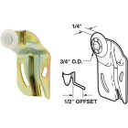 Prime-Line Offset Adjustable 3/4 In. Dia. x 1/2 In. Single Wheel Back Bypass Door Roller (2-Count) Image 1