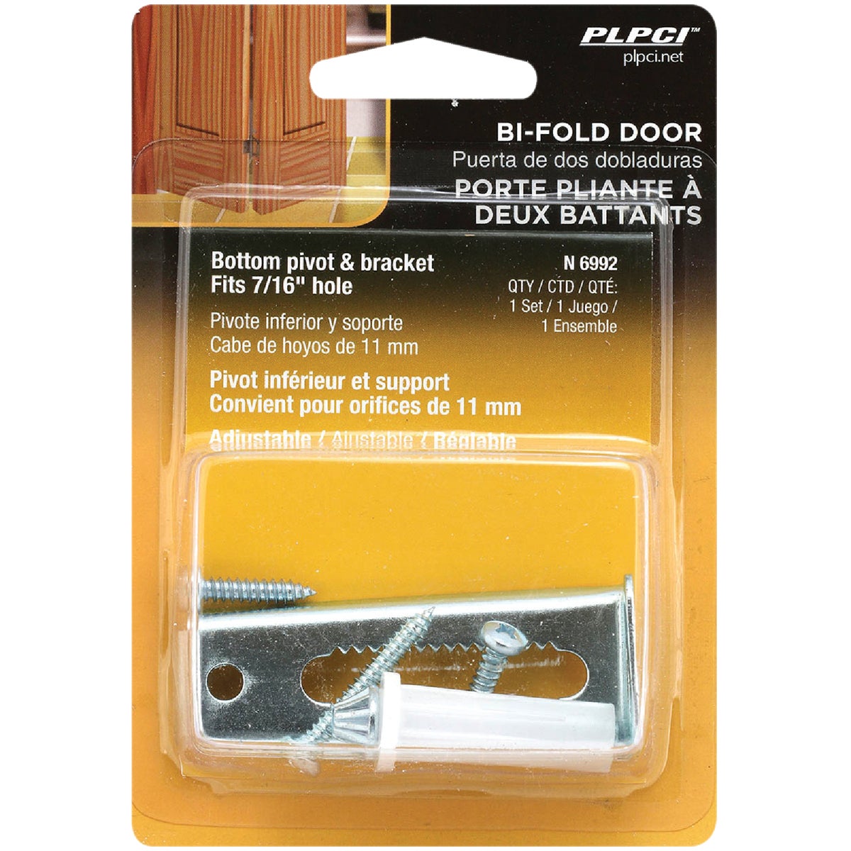 Prime-Line Bottom Pivot Bracket & Pin Kit Image 2