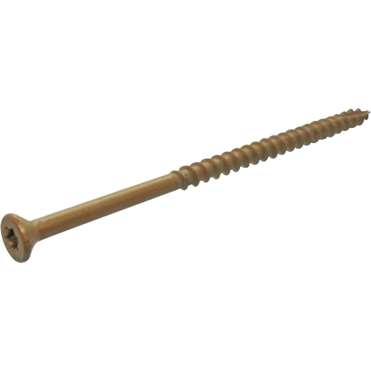 Grip-Rite DeckForce PrimeGuard Nano #10 x 4 In. Star Drive Gold Screw (5 Lb.) Image 2