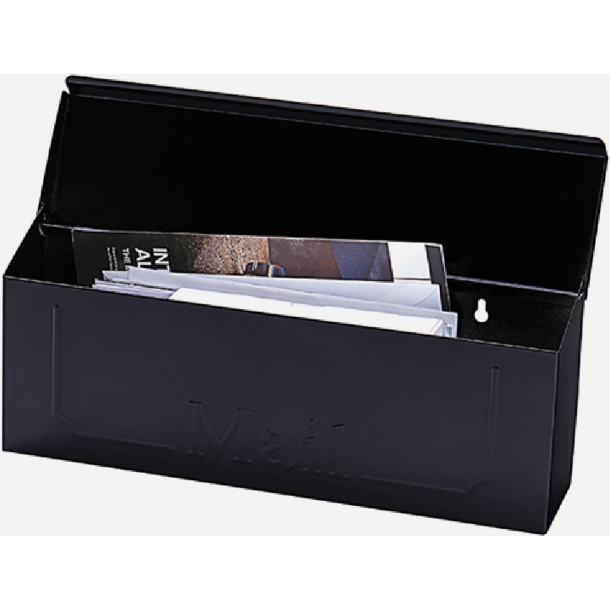 Gibraltar Windsor Black Horizontal Wall Mount Mailbox Image 2