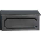 Gibraltar Windsor Black Horizontal Wall Mount Mailbox Image 1