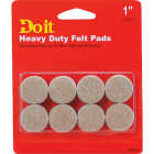 Do it 1 In. Beige Self Adhesive Felt Pads (16-Count) Image 1