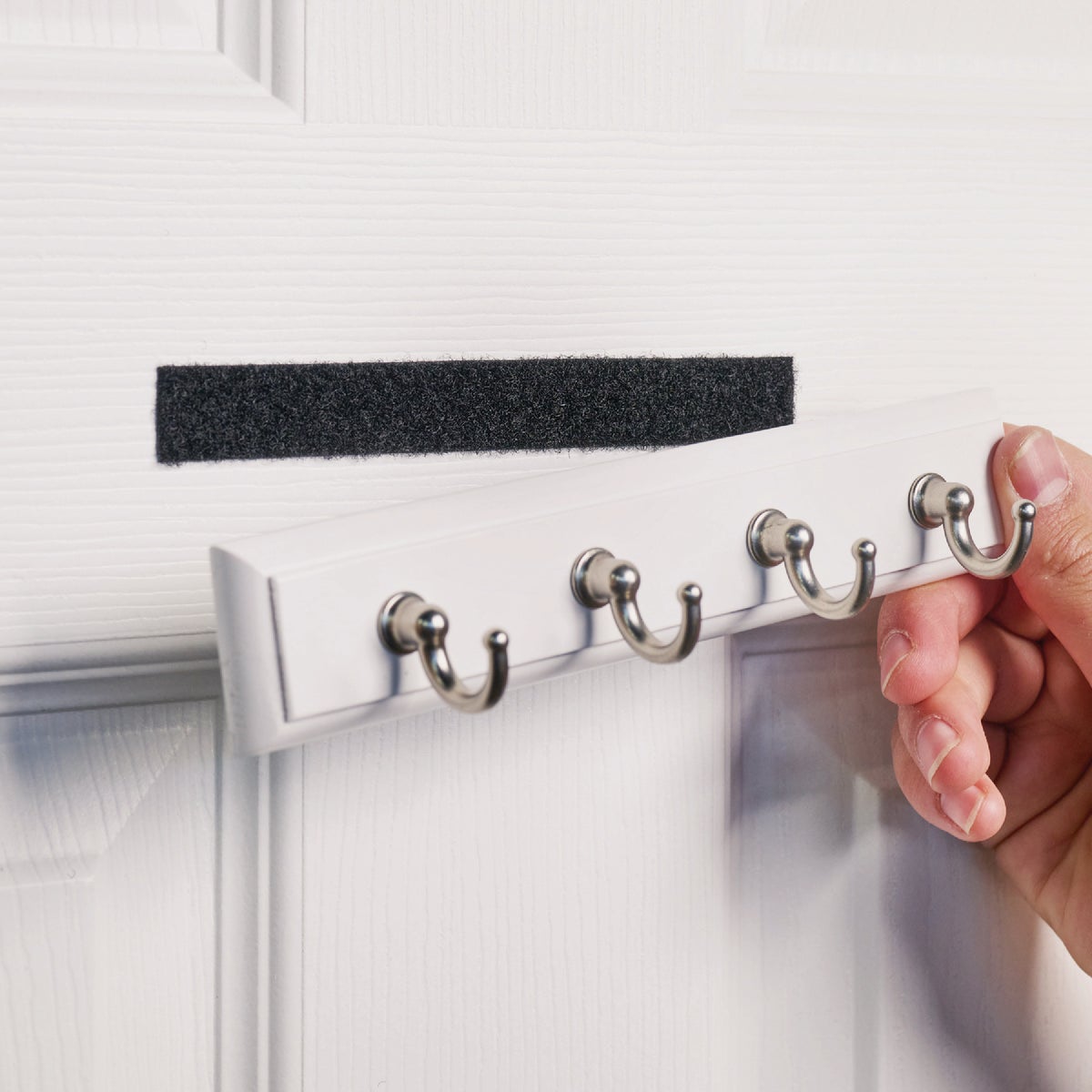 Wrap-It Storage Stick 'Em 3/4 In. x 5 Ft. Black Hook & Loop Roll Image 5