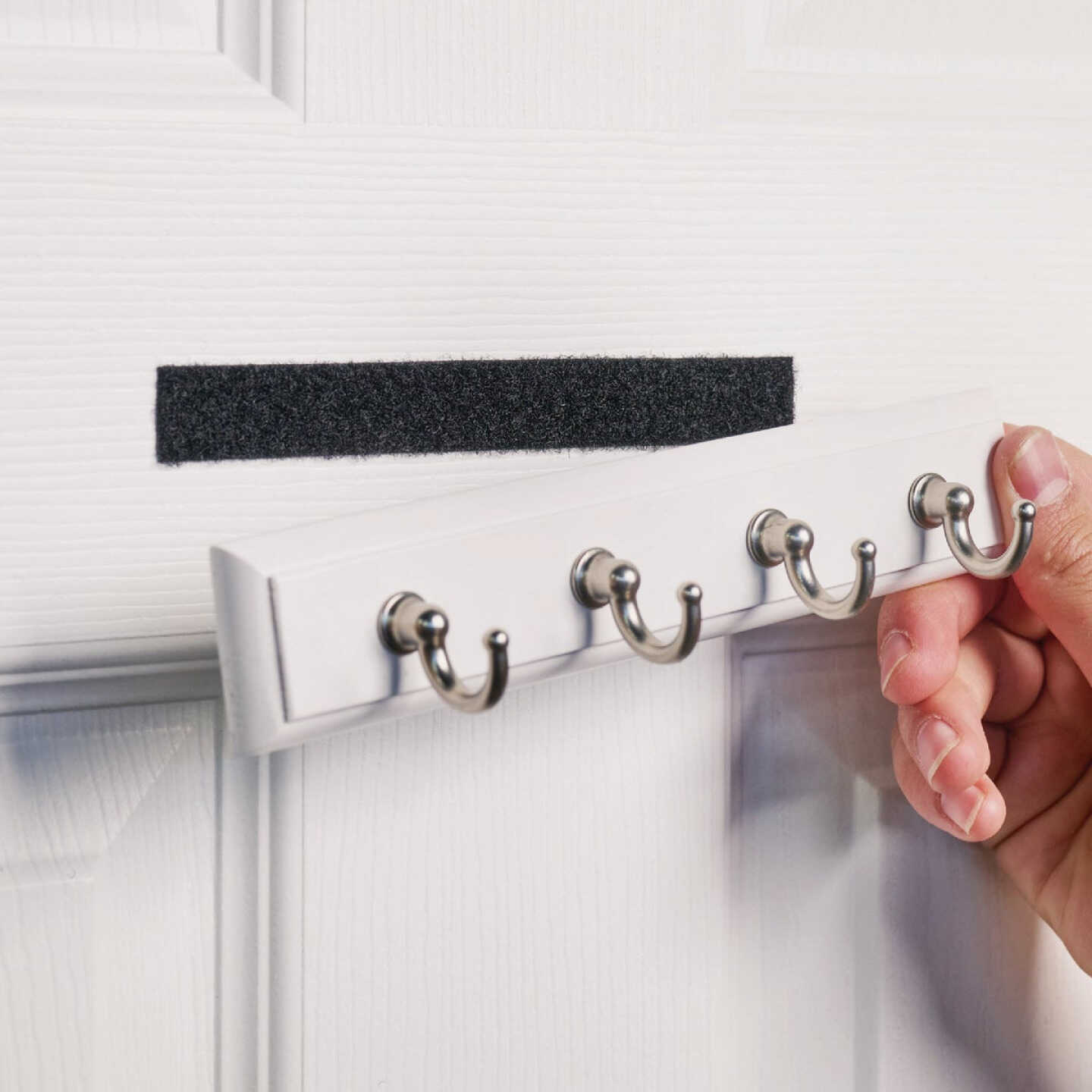 Wrap-It Storage Stick 'Em 3/4 In. x 5 Ft. Black Hook & Loop Roll Image 5