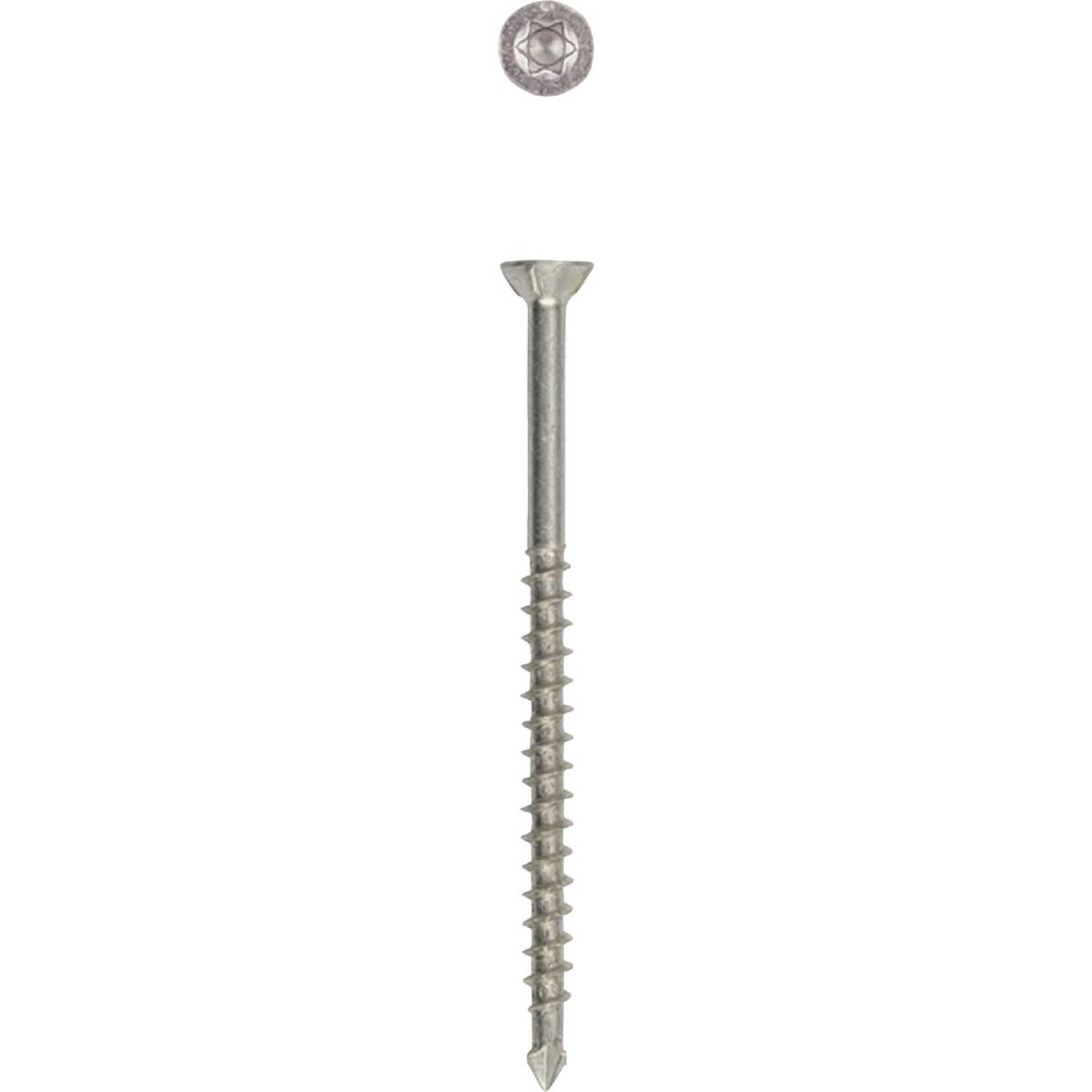 SPAX #8 x 2-1/2 In. T20 Plus Trim Head Zinc (Interior) MDF Cabinet Screw (154-Count) Image 1