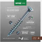 SPAX #8 x 2-1/2 In. T20 Plus Trim Head Zinc (Interior) MDF Cabinet Screw (154-Count) Image 3