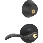 Dexter Seville Aged Bronze Deadbolt & Lever Combo Image 1