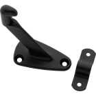 National Hardware Matte Black Handrail Bracket (Bag) Image 1