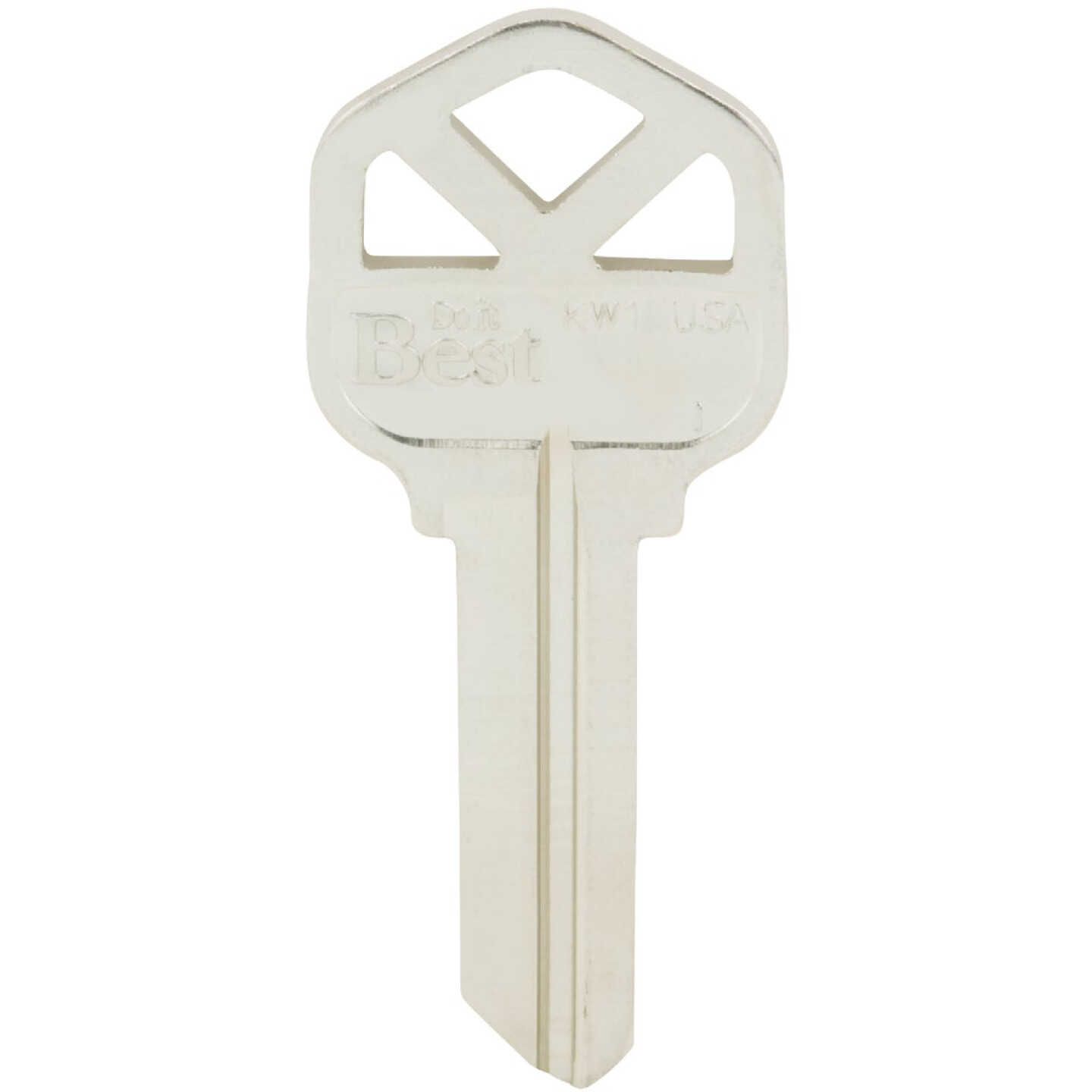 Do it Best Kwikset Nickel Plated House Key, KW1 / 1176 DIB (10-Pack) Image 2