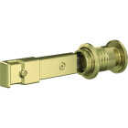 National Hardware Brushed Gold Barn Door Lock Image 1