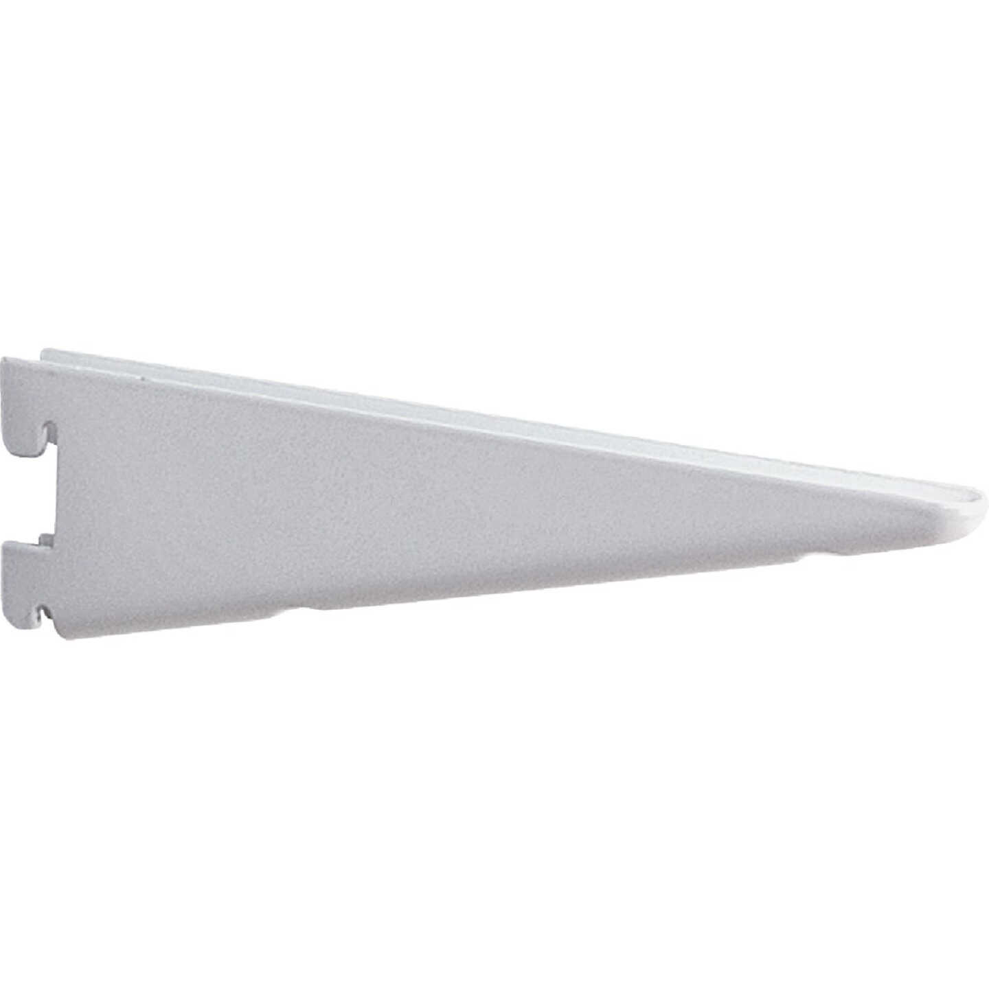 Knape & Vogt 182 Series 18-1/2 In. White Steel Heavy-Duty Double-Slot Shelf Bracket Image 1