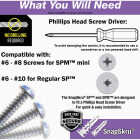 Toggler SnapSkru #8 x 1-1/2 In. 79 Lb. Nylon Self-Drilling Drywall Anchor (4-Count) Image 3
