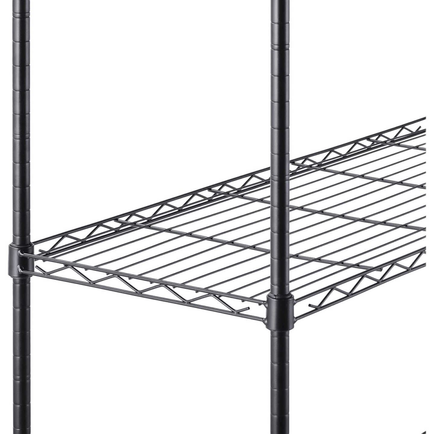 Muscle Rack 24 In. x 14 In. x 30 In. 3-Tier Black Wire Shelving Unit Image 7
