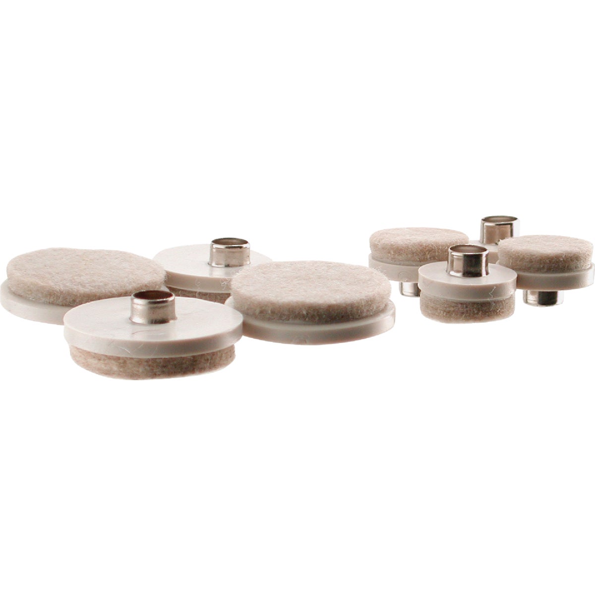 Do it Assorted Size Pack Round Almond Nail on Furniture Glide (20-Count)