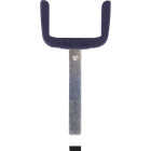 ILCO GM EZ Clone Plus Nickel Plated Silver Sidewinder Chip Key Blade, EB3-V-HU100 Image 1