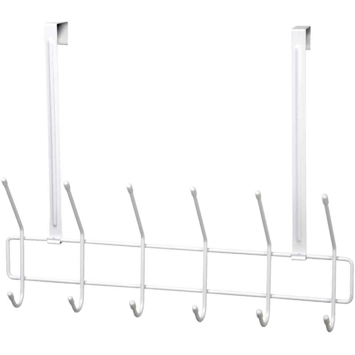 ClosetMaid 19 In. 6-Hook Over-The-Door Hook Rail Image 1