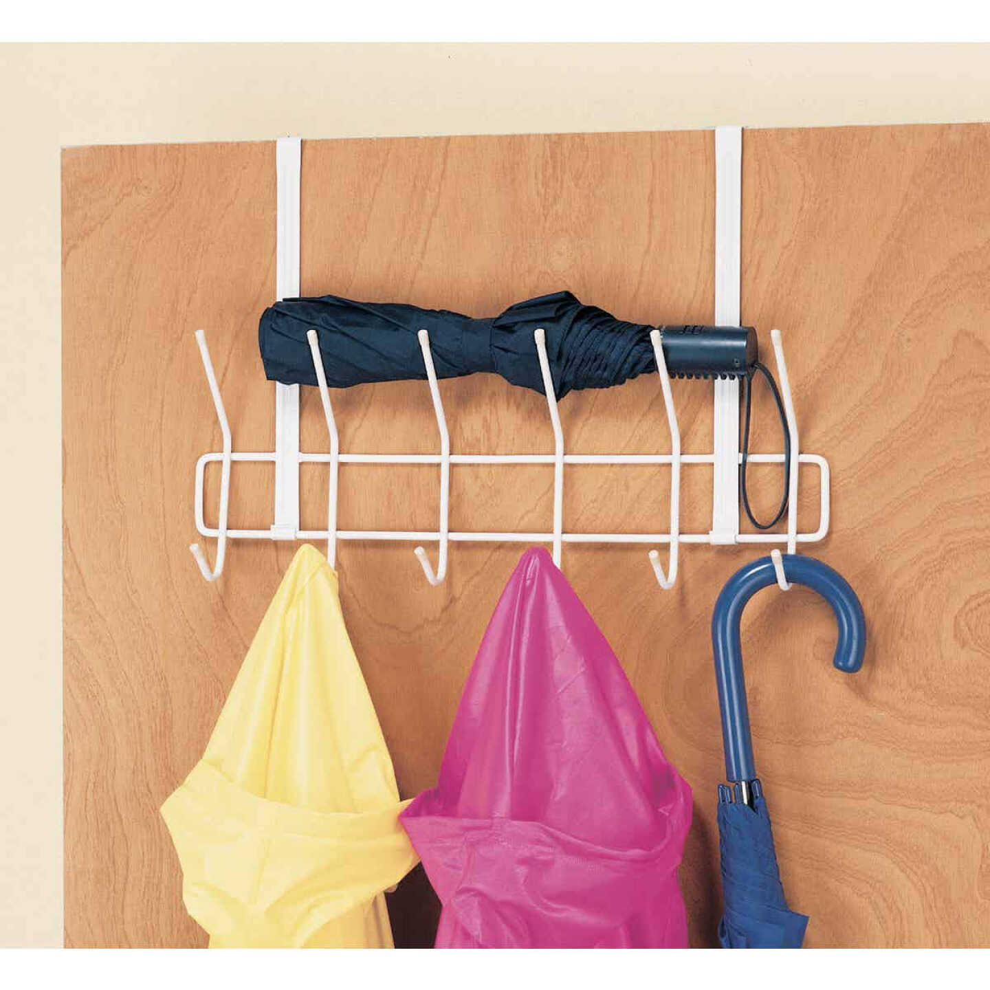 ClosetMaid 19 In. 6-Hook Over-The-Door Hook Rail Image 2
