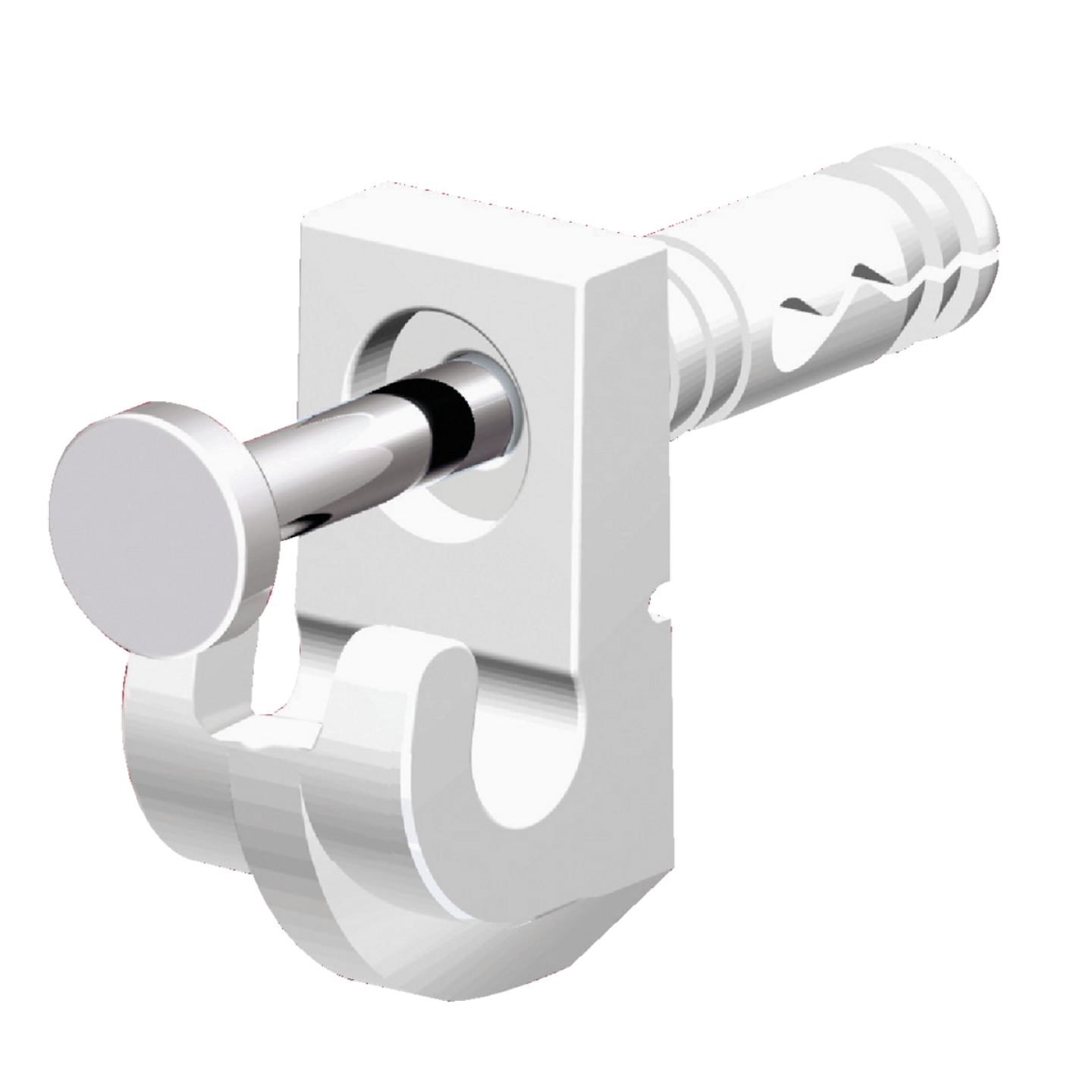 Closetmaid Wire Shelf White Wall Clip (48-Count) Image 1