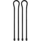 Gear Tie 18 In. Reusable Rubber Twist Tie - Black (2-Pack) Image 3