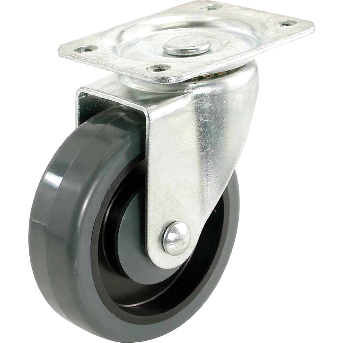 Shepherd Hardware 4 In. Medium-Heavy-Duty Polypropylene Swivel Plate Caster Image 1