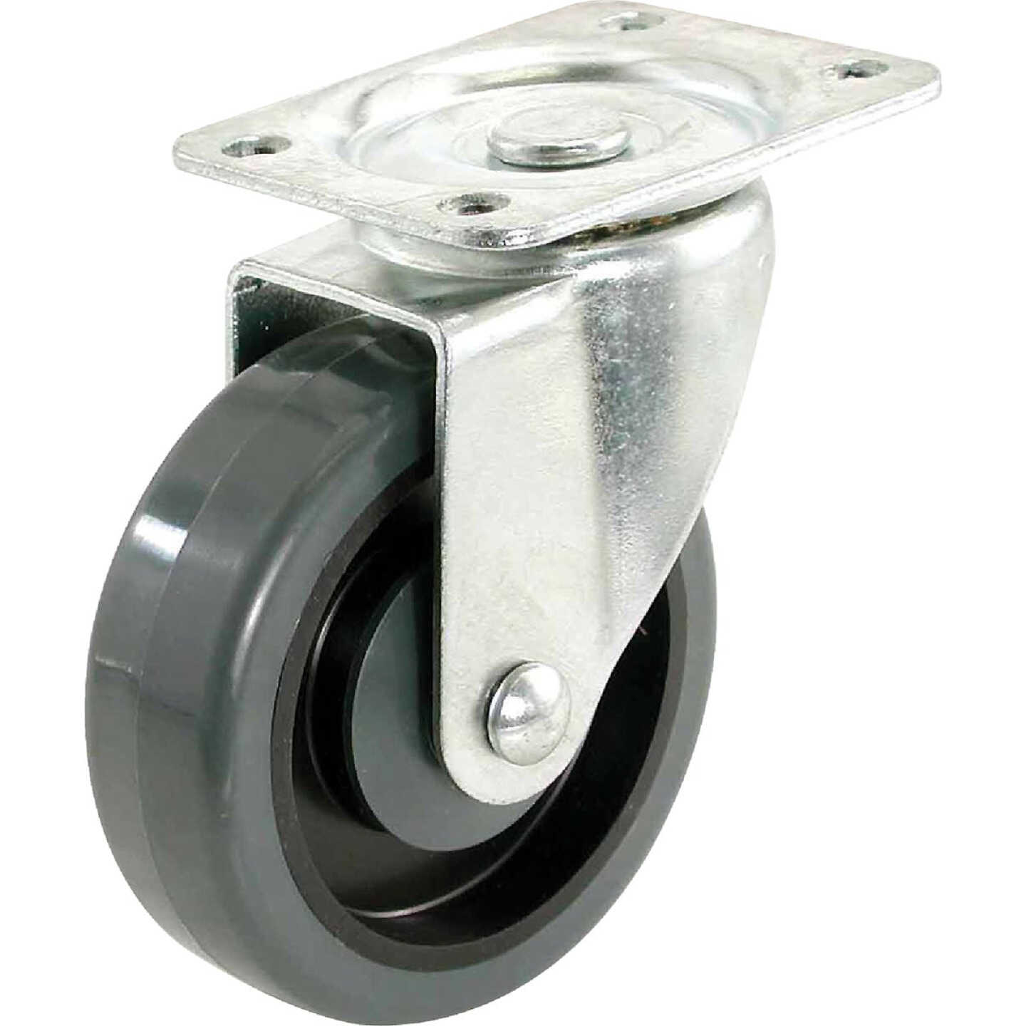 Shepherd Hardware 4 In. Medium-Heavy-Duty Polypropylene Swivel Plate Caster Image 1
