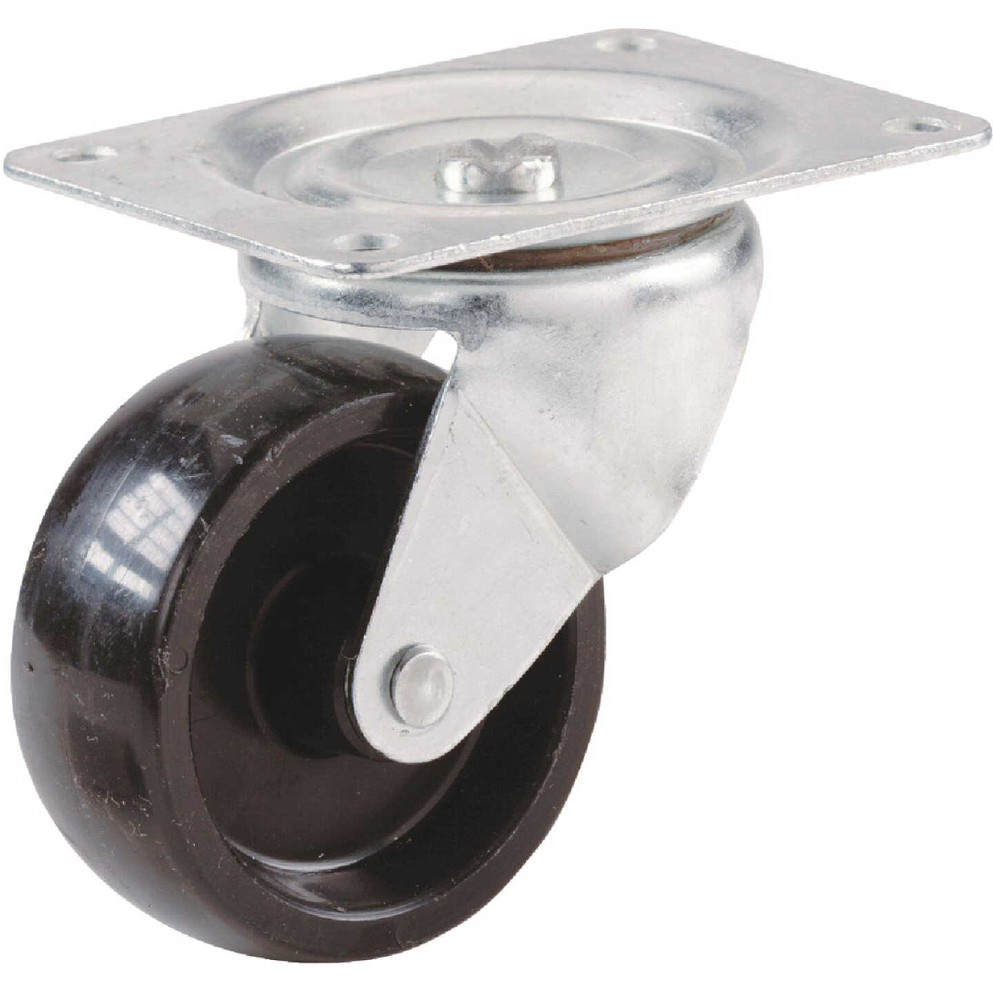 Shepherd Hardware 3 In. General-Duty Polypropylene Swivel Plate Caster Image 1