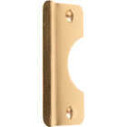 Defender Security 6 In. Polished Brass Steel Entry Door Latch Guard Image 2