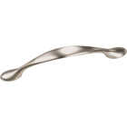 Laurey Delano 3-3/4 In. Center-To-Center Satin Nickel Cabinet Drawer Pull Image 1