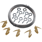 Hillman Anchor Wire 15 Lb. Capacity Wallbiter Picture Hanging Kit Image 1