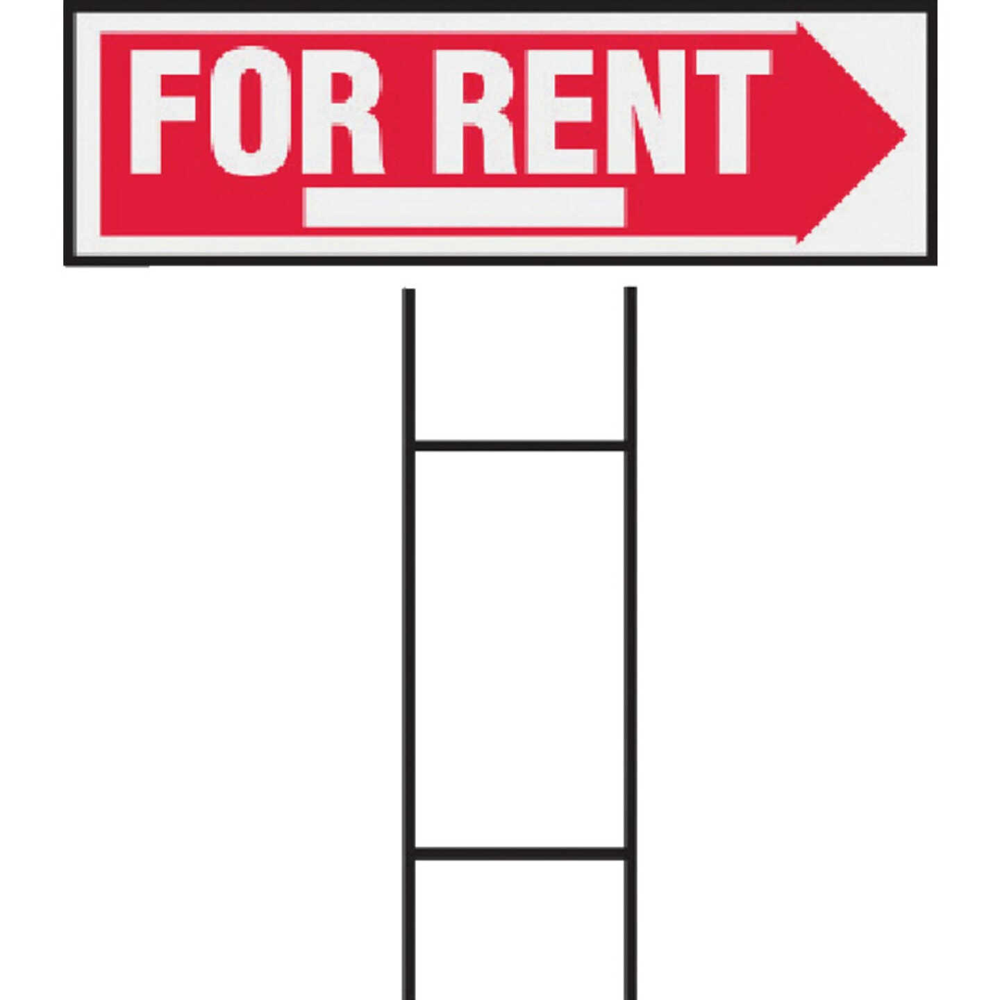 Hy-Ko Corrugated Plastic Sign, For Rent Image 1
