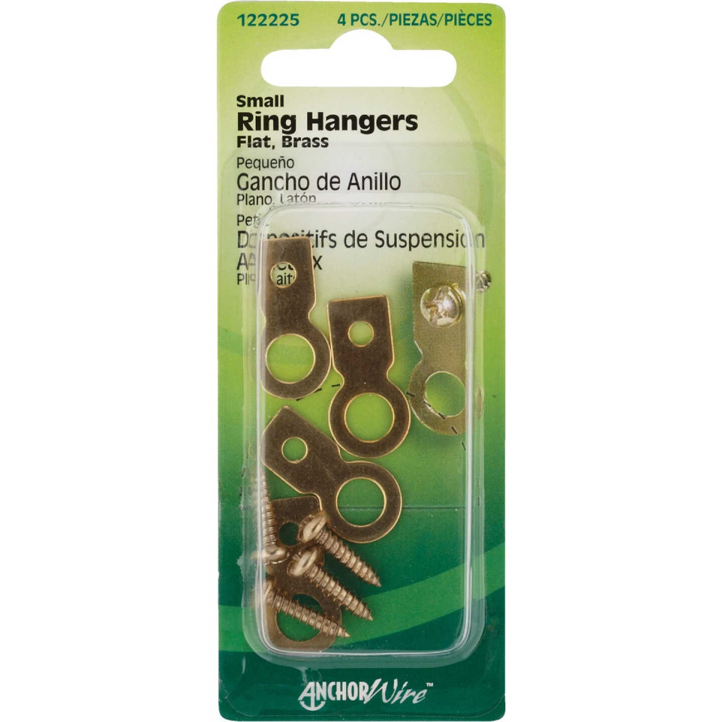 Hillman Anchor Wire Small Flat Ring Hangers (4 Count) Image 1