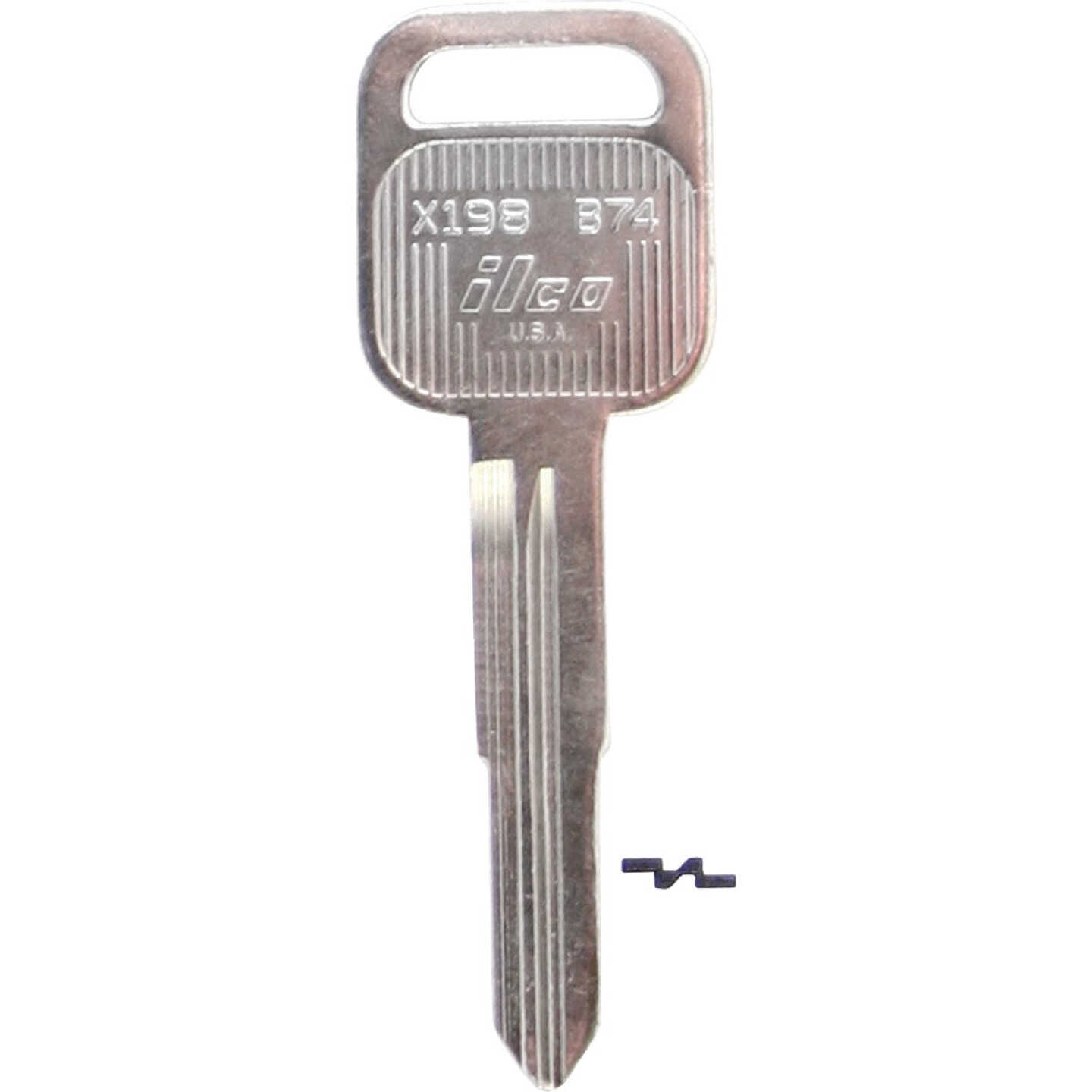 ILCO Honda Nickel Plated Automotive Key, B74 / X198 (10-Pack) Image 1