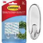 Command Clear Medium Hooks, 2 Hooks, 4 Strips Image 1