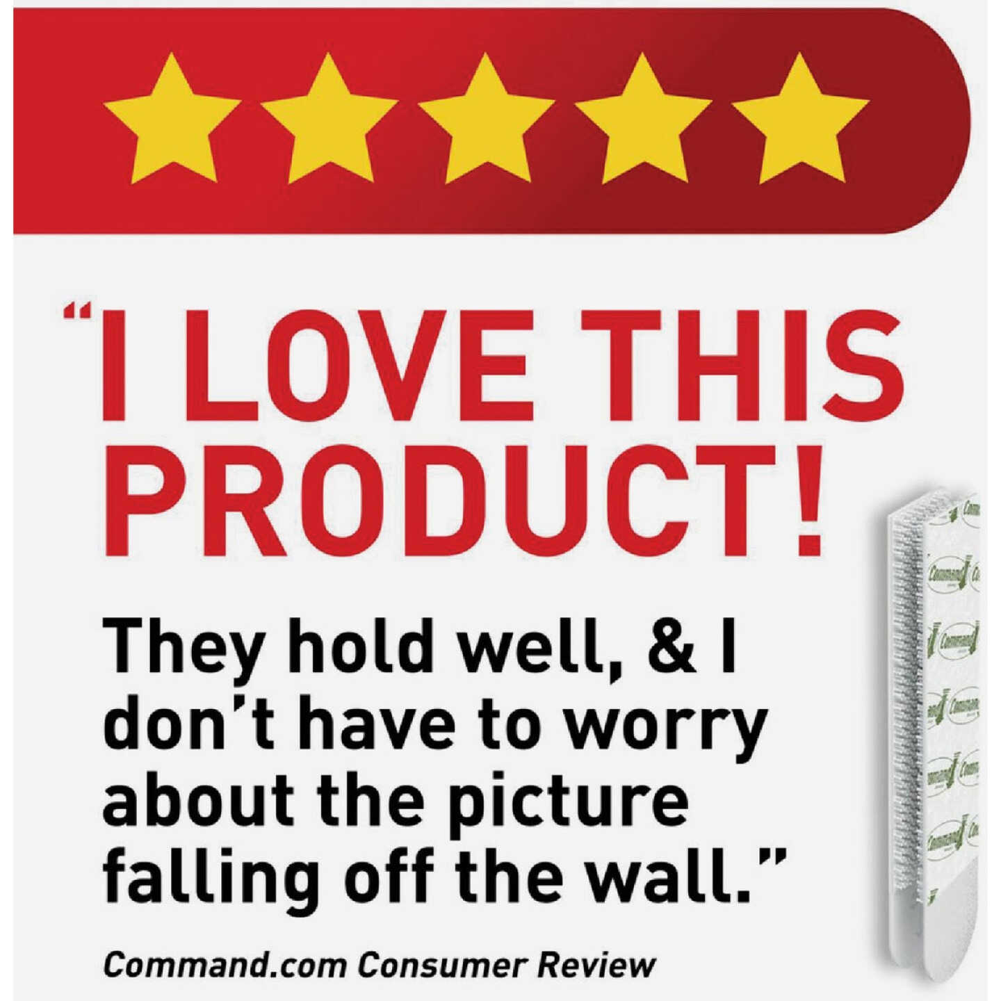 Command 15 Lb White Picture Hanging Strips, 4 Pairs Image 5