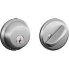 Schlage Light-Duty Commercial Satin Chrome Single Cylinder Deadbolt Image 1