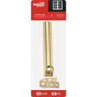 National Hardware Gallery Series 4 In. Polished Brass Door Surface Bolt Image 2