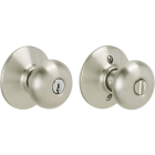 Schlage Plymouth Satin Nickel Entry Door Knob Image 1