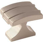 Amerock Davenport Rectangle Satin Nickel Cabinet Knob Image 1