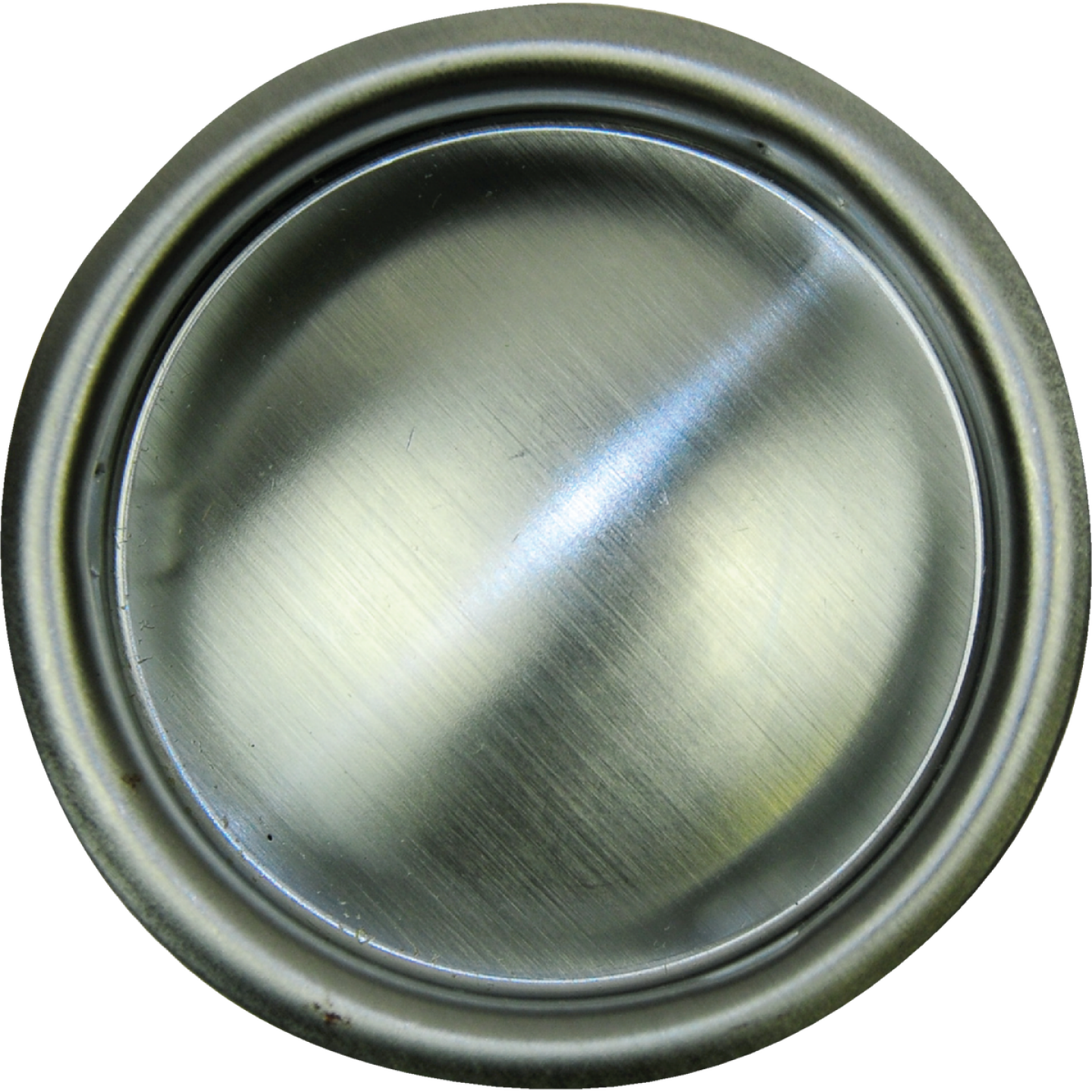 Johnson Hardware 2-1/8 In. Dia. Satin Nickel Snap-In Flush Cup Pocket Door Pull (2-Count) Image 1