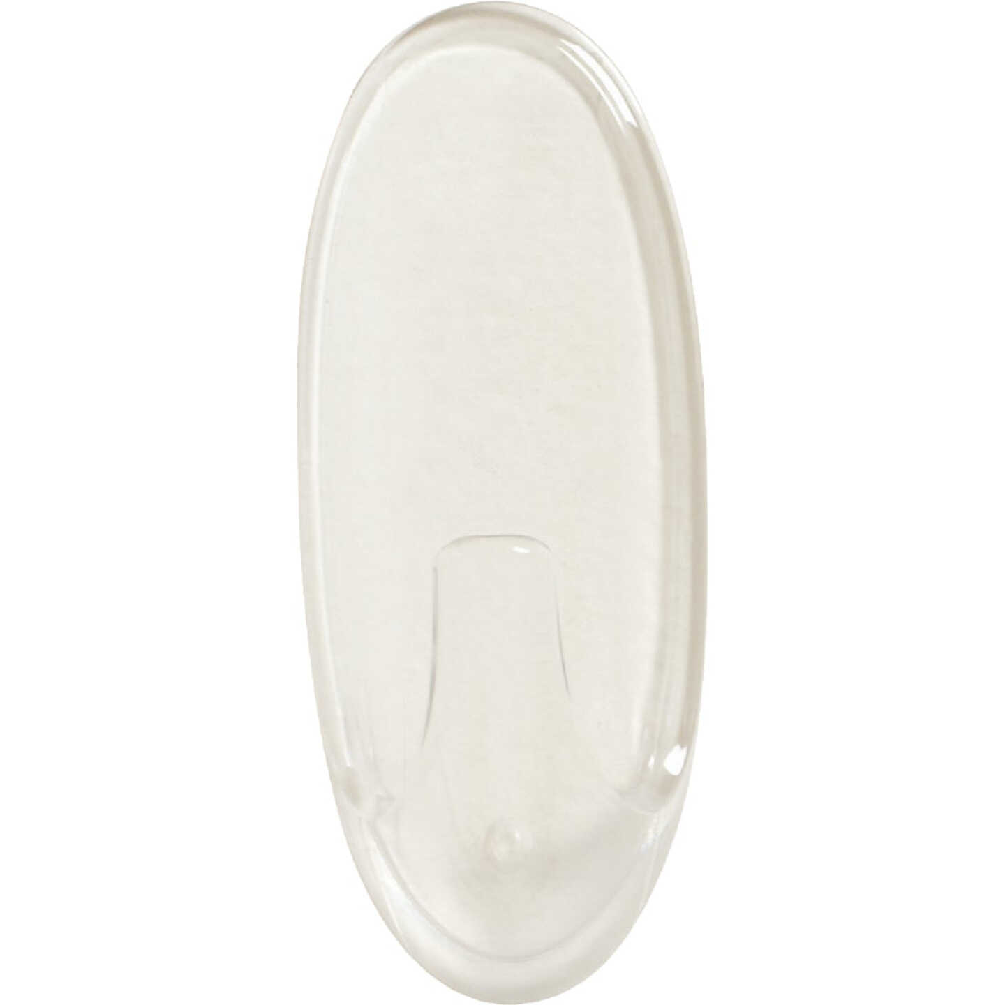Command Large Clear Hook with Clear Strips, 1 Hook, 2 Strips Image 3