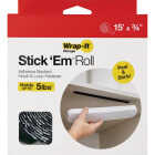 Wrap-It Storage Stick 'Em 3/4 In. x 15 Ft. Black Hook & Loop Roll Image 7