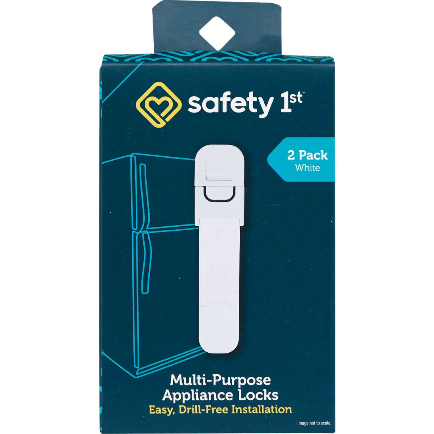 Safety 1st Multi-Purpose White Appliance Lock (2-Pack) Image 5