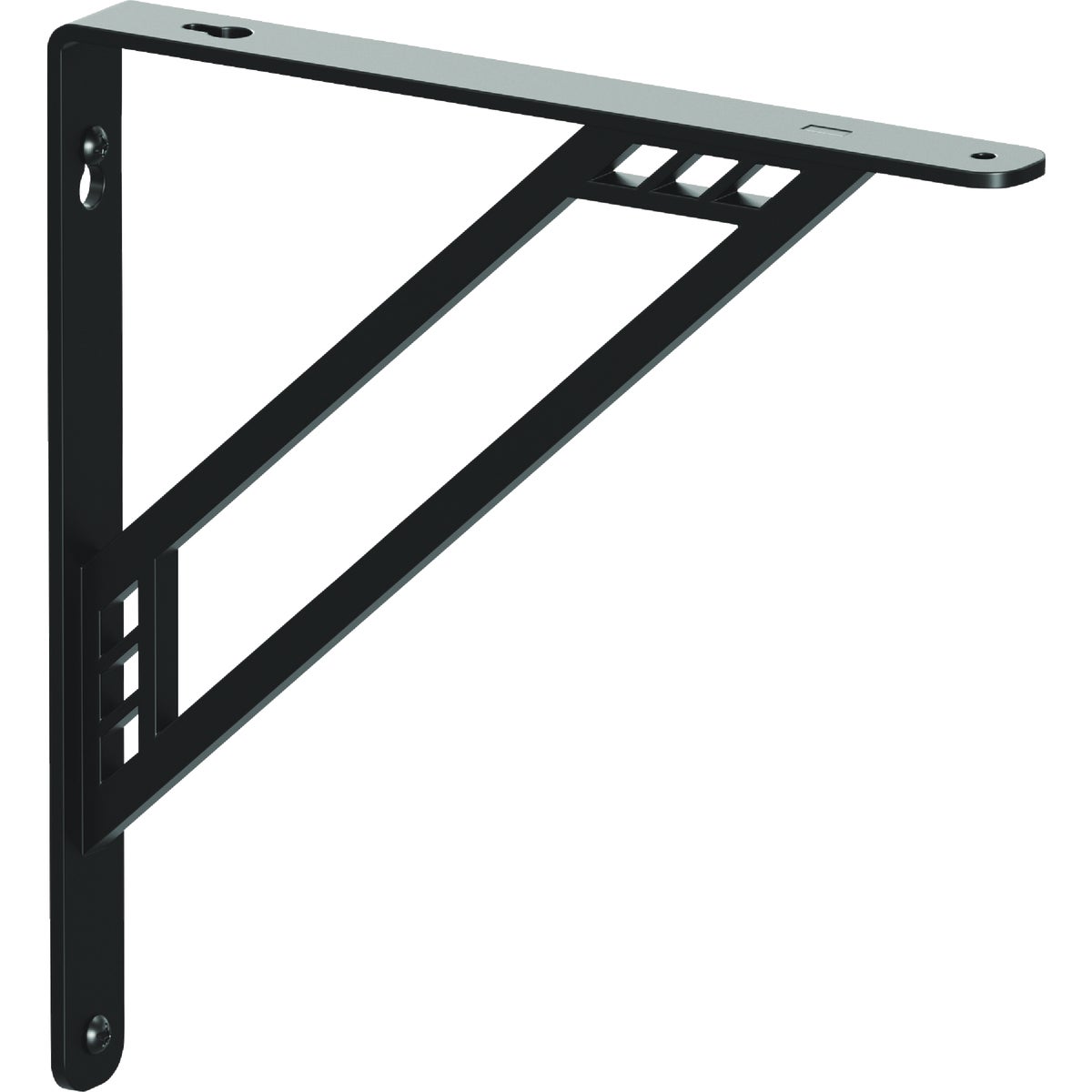 Knape & Vogt Richland 12 In. Black Decorative Bracket